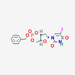 1-[(6R)-2-(BENZYLOXY)-2-OXIDOTETRAHYDRO-4H-FURO[3,2-D][1,3,2]DIOXAPHOSPHININ-6-YL]-5-IODOPYRIMIDINE-2,4(1H,3H)-DIONE