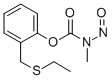 Methylnitrosocarbamic acid, alpha-(ethylthio)-o-tolyl ester