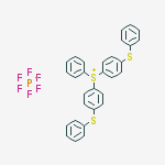 phenyl-bis(4-phenylsulfanylphenyl)sulfonium hexafluorophosphate