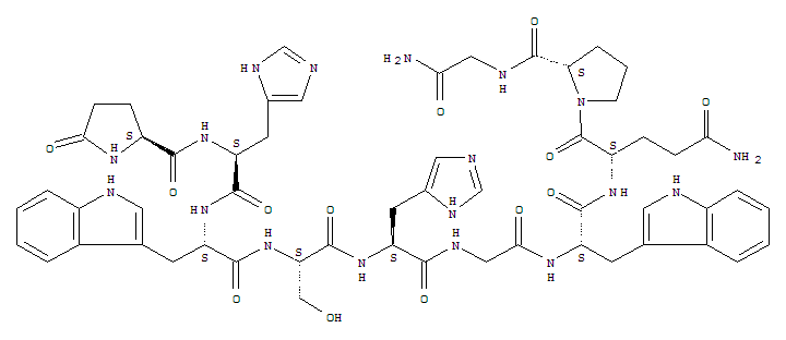Luteinizinghormone-releasing factor (pig), 5-L-histidine-7-L-tryptophan-8-L-glutamine-