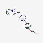 Pyrazolo[1,5-a]pyridine, 2-[[4-[4-(2-fluoroethoxy)phenyl]-1-piperazinyl]methyl]-