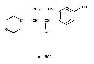 4-(1-hydroxy-2-morpholin-4-yl-3-phenylpropyl)phenol hydrochloride