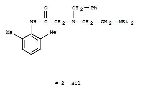 N-benzyl-N-{2-[(2,6-dimethylphenyl)amino]-2-oxoethyl}-N',N'-diethylethane-1,2-diaminium dichloride