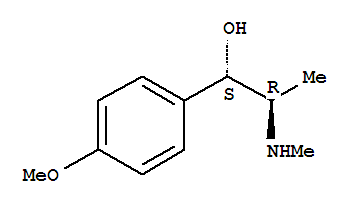 Benzenemethanol, 4-methoxy-a-[(1R)-1-(methylamino)ethyl]-, (aS)-rel-