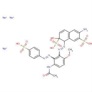 2,7-Naphthalenedisulfonic acid,3-[[5-(acetylamino)-2-methoxy-4-[(4-sulfophenyl)azo]phenyl]azo]-6-amino-4-hydroxy-, trisodium salt