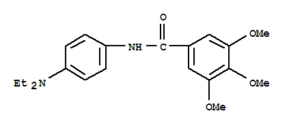 Benzamide,N-[4-(diethylamino)phenyl]-3,4,5-trimethoxy-