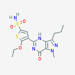 5-ethoxy-4-(1-methyl-7-oxo-3-propyl-4h-pyrazolo[4,3-d]pyrimidin-5-yl)thiophene-2-sulfonamide