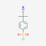 4-(2-cyanopropan-2-yl)benzenesulfonyl Chloride