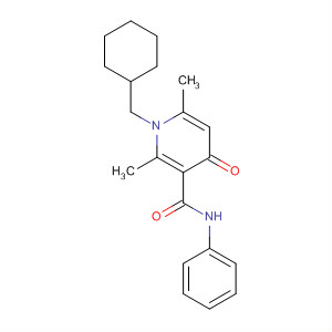 3-Pyridinecarboxamide,1-(cyclohexylmethyl)-1,4-dihydro-2,6-dimethyl-4-oxo-N-phenyl-