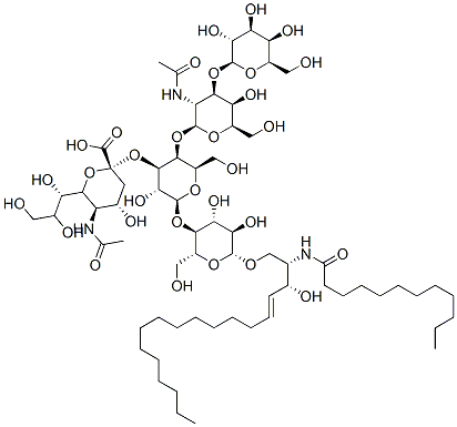 (2S,4S,5R)-2-((2S,3R,4R,5S,6R)-2-((2R,3S,4R,5R,6R)-6-((2S,3R,E)-2-dodecanamido-3-hydroxyoctadec-4-enyloxy)-4,5-dihydroxy-2-(hydroxymethyl)tetrahydro-2H-pyran-3-yloxy)-5-((2S,3R,4R,5R,6R)-3-ethanamido-5-hydroxy-6-(hydroxymethyl)-4-((2R,3R,4S,5R,6R)-3,4,5-t