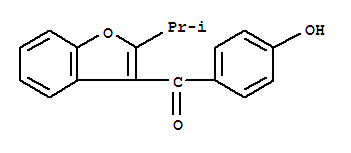 (2-Isopropyl-1-benzofuran-3-yl)(4-hydroxyphenyl)methanone