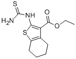 Ethyl 2-thioureido-4,5,6,7-tetrahydrobenzo[b]thiophene-3-carboxylate