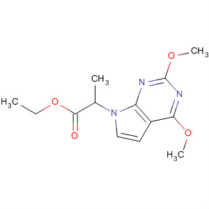 7H-Pyrrolo[2,3-d]pyrimidine-7-propanoic acid, 2,4-dimethoxy-, ethylester