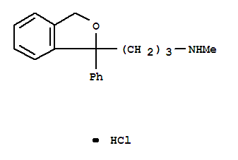 N-methyl-3-(1-phenyl-1,3-dihydro-2-benzofuran-1-yl)propan-1-amine hydrochloride (1:1)