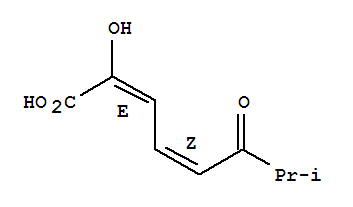(2E,4Z)-2-hydroxy-7-methyl-6-oxoocta-2,4-dienoic acid