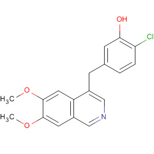 Phenol, 2-chloro-5-[(6,7-dimethoxy-4-isoquinolinyl)methyl]-