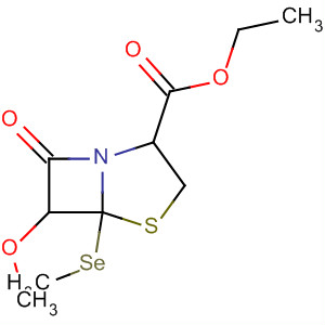 4-Thia-1-azabicyclo[3.2.0]heptane-2-carboxylic acid,6-methoxy-5-(methylseleno)-7-oxo-, ethyl ester
