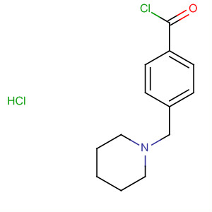 Benzoyl chloride, 4-(1-piperidinylmethyl)-, hydrochloride