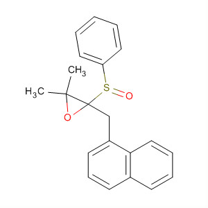 Oxirane, 2,2-dimethyl-3-(1-naphthalenylmethyl)-3-(phenylsulfinyl)-
