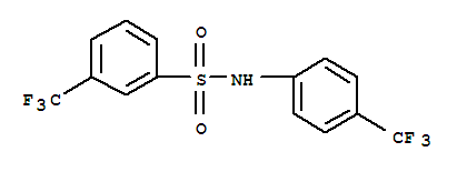 3-(trifluoromethyl)-N-[4-(trifluoromethyl)phenyl]benzenesulfonamide