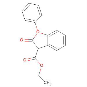 3-Benzofurancarboxylic acid, 2,3-dihydro-2-oxo-3-phenyl-, ethyl ester