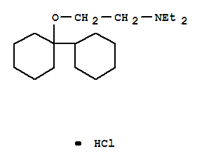 2-[1,1'-bi(cyclohexyl)-1-yloxy]-N,N-diethylethanamine hydrochloride