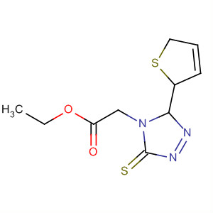 4H-1,2,4-Triazole-4-acetic acid, 1,5-dihydro-3-(2-thienyl)-5-thioxo-,ethyl ester