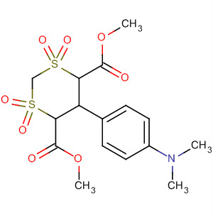 1,3-Dithiane-4,6-dicarboxylic acid, 5-[4-(dimethylamino)phenyl]-,dimethyl ester, 1,1,3,3-tetraoxide