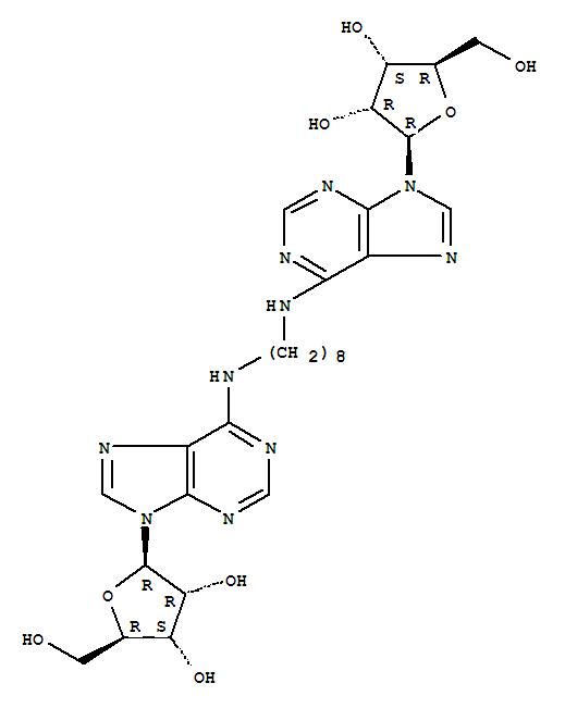 (2R,3R,4S,5R,2'R,3'R,4'S,5'R)-2,2'-[octane-1,8-diylbis(imino-9H-purine-6,9-diyl)]bis[5-(hydroxymethyl)tetrahydrofuran-3,4-diol] 