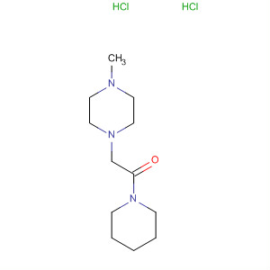 Piperazine, 1-methyl-4-(1-piperidinylacetyl)-, dihydrochloride
