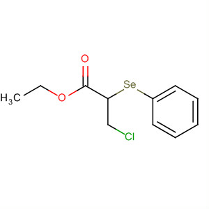 Propanoic acid, 3-chloro-2-(phenylseleno)-, ethyl ester