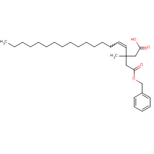 Pentanedioic acid, 3-(hexadecenyl)-3-methyl-, mono(phenylmethyl)ester