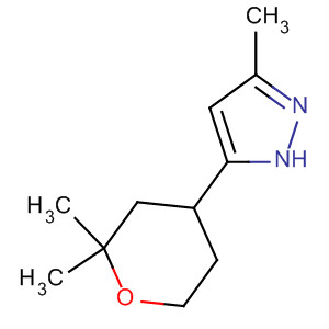 1H-Pyrazole, 3-methyl-5-(tetrahydro-2,2-dimethyl-2H-pyran-4-yl)-