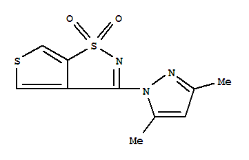 3-(3,5-dimethyl-1H-pyrazol-1-yl)thieno[3,4-d]isothiazole 1,1-dioxide