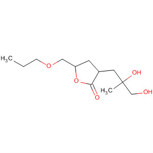 2(3H)-Furanone,3-(2,3-dihydroxy-2-methylpropyl)dihydro-5-(propoxymethyl)-
