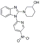1-[1-(5-Nitro-pyridin-2-yl)-1H-benzoiMidazol-2-yl]-piperidin-3-ol, 98+% C17H17N5O3, MW: 339.36