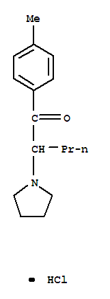 4'-methyl-2-(1-pyrrolidinyl)valerophenone hydrochloride 