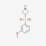 Azetidine, 3-[(3-methoxyphenyl)sulfonyl]-