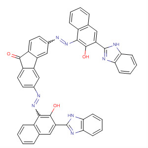 9H-Fluoren-9-one,3,6-bis[[3-(1H-benzimidazol-2-yl)-2-hydroxy-1-naphthalenyl]azo]-