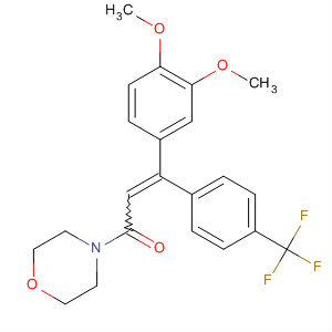 Morpholine,4-[3-(3,4-dimethoxyphenyl)-1-oxo-3-[4-(trifluoromethyl)phenyl]-2-propenyl]-