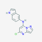 5-chloro-N-1H-indol-5-ylPyrazolo[1,5-a]pyrimidin-7-amine