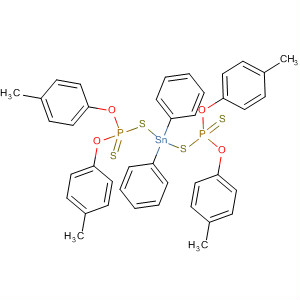 Stannane, bis[[bis(4-methylphenoxy)phosphinothioyl]thio]diphenyl-