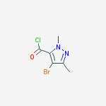 4-bromo-1,3-dimethyl-1H-pyrazole-5-carbonyl chloride