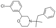 4-TERT-BUTYL-2-(3-CHLOROPHENYL)-2-(PHENYLETHYL)-MORPHOLINE