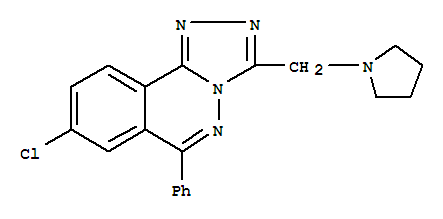 8-chloro-6-phenyl-3-(pyrrolidin-1-ylmethyl)[1,2,4]triazolo[3,4-a]phthalazine