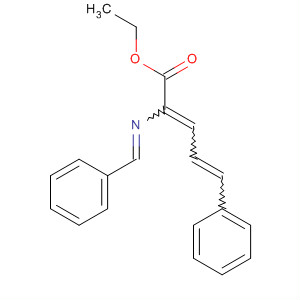 2,4-Pentadienoic acid, 5-phenyl-2-[(phenylmethylene)amino]-, ethylester