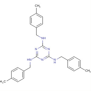 1,3,5-Triazine-2,4,6-triamine, N,N',N''-tris[(4-methylphenyl)methyl]-