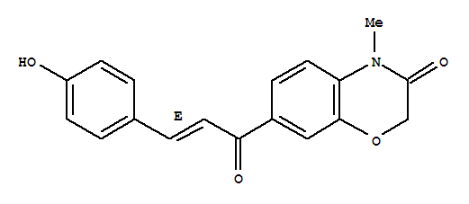 7-[(2E)-3-(4-hydroxyphenyl)prop-2-enoyl]-4-methyl-2H-1,4-benzoxazin-3(4H)-one