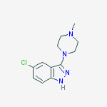 1H-Indazole, 5-chloro-3-(4-methyl-1-piperazinyl)-