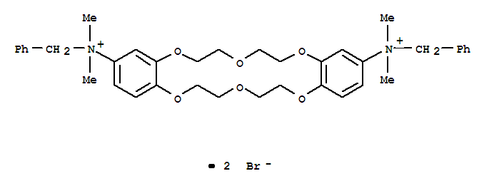 N,N'-dibenzyl-N,N,N',N'-tetramethyl-6,7,9,10,17,18,20,21-octahydrodibenzo[b,k][1,4,7,10,13,16]hexaoxacyclooctadecine-2,14-diaminium dibromide